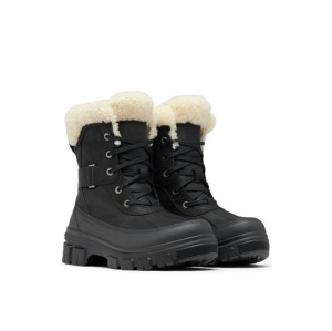 Sorel Torino V Parc WP Womens, Black / Sea Salt 40