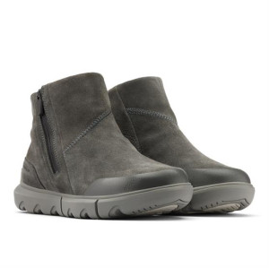 Sorel Explorer II Bootie WP Womens, Quarry / Grill 37,5