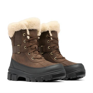Sorel Torino V Parc WP Womens, Tobacco / Black 37