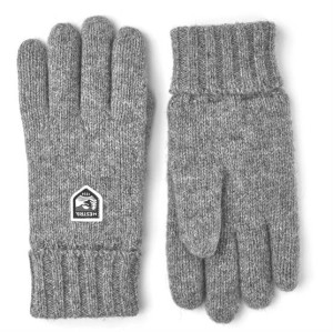 Hestra Basic Wool Glove, Grey Str. 10