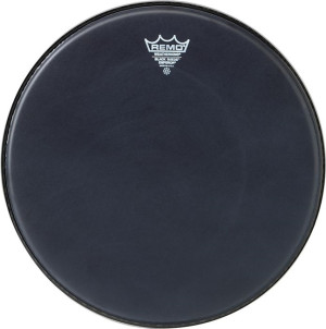 Remo Emperor Black Suede 13"