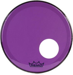 Remo Colortone Powerstroke 3 Clear Purple 26" Hole