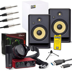 Studio Domowe KRK RP7 + Focusrite Solo Studio PACK