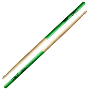 Zildjian Artist Joey Kramer Green Dip Wood Tip