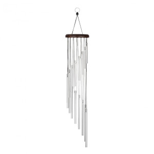 Dzwonki spiralne 29", Srebrne