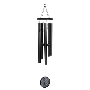 Dzwonki Medytacyjne Kwiat Życia 36"/432hz, Czarne