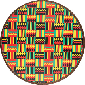 Jumbo Djembe Synthetic Head,Simbra 14"