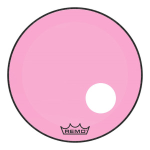 Remo Colortone Powerstroke 3 Clear Pink 18" Hole