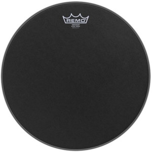 Remo Emperor Black Suede 14"