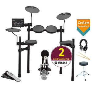 Yamaha DTX432K + Stołek + Słuchawki + Pałki