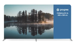 Ścianka tekstylna Prosta XXL 600 x 300 cm z wydrukiem