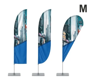 Flaga reklamowa Winder 310 cm z wydrukiem