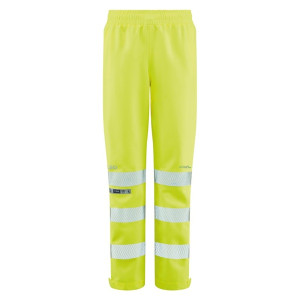 Hannaford High Visibility Breathable Ladies Overtrousers Yellow