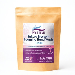PRISTINE Sakura Blossom Foaming Hand Wash Bulk Fill Sachets (Pack 20)