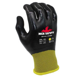 MCR GP1089ND Geo-Flex Nitrile Fully Coated Glove Black
