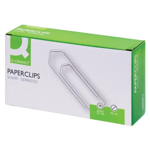 Q Connect Paperclips No Tear 50MM (Pack 100)