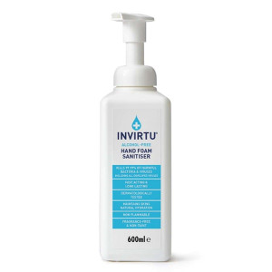 Invirtu Hand Foam Sanitiser Pump Bottle 600ML
