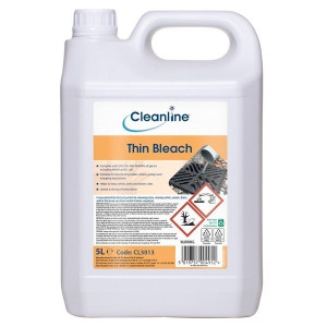 Cleanline Thin Bleach 4.5% 5 Litre