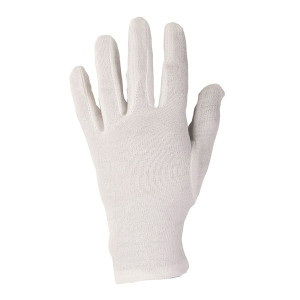 Cotton Bleached Stockinette Glove
