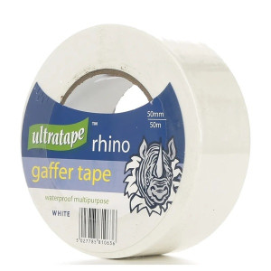 Gaffa Tape White 2"/50MMx50M