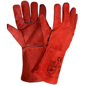 Glo15R Cat2 Welding Gauntlet 413X4X Red