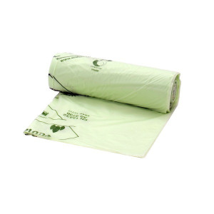 Food Waste Liner Compotable Green 25 Litre (Pack 26)