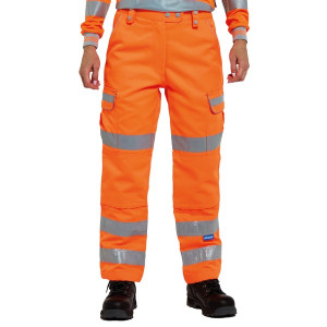 PR336LDS Ladies Combat Trouser Long Leg Orange
