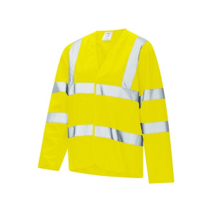KeepSAFE High Visibility Sleeved Waistcoat Yellow