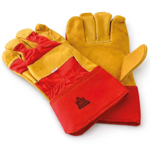 KeepSAFE Rigger Glove Cowhide EN388 Yellow