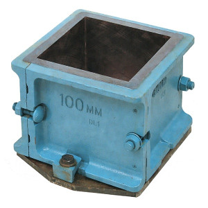 Mould Test Cube c/w Clamp Base 100mm x 100 mm