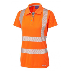PIPPACOTT Coolviz Ladies Polo Shirt ISO 20471 Cl 2 Orange