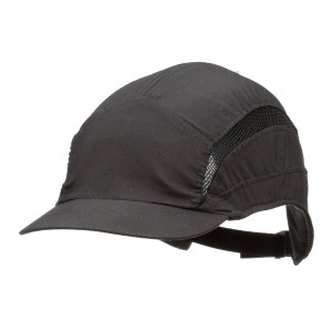 3M First Base 3 Bump Cap (Reduced Peak) Black
