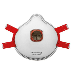 JSP Typhoon 735 FFP3V Valved Moulded Mask (Box 10)