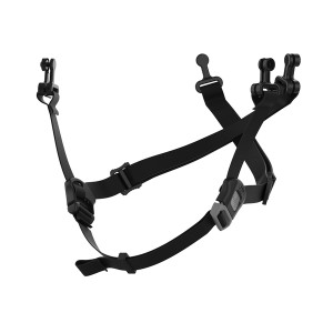 JSP Baseworker Quick Release Chinstrap | 4-Point Strap for EVO Helmets | Adjustable Hard Hat Accessory | Secure PPE Headgear Fit | Safety Helmet Attachment