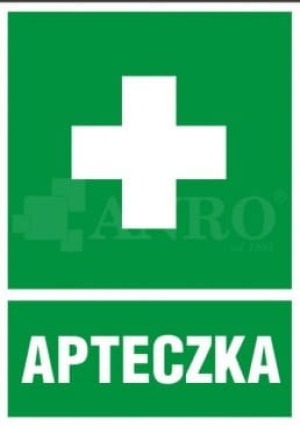 Znak APTECZKA 100x145 mm