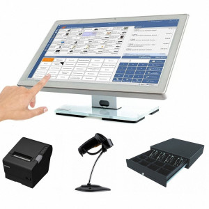 Einzelhandel All-In-One Touch-Kasse H189 mit Software + TSE