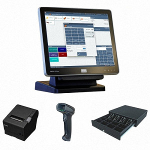 Einzelhandel All-In-One Touch-Kasse H192 mit Software + TSE
