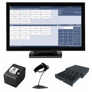 All-In-One Touch-Kasse H195 mit Software + TSE