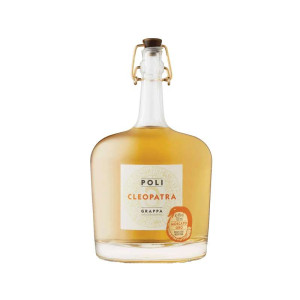 Poli Distillerie Grappa Poli Cleopatra Moscato Oro - Destilado 70 cl - Producto Italiano para Disfrutar