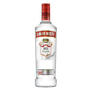 Vodka Smirnoff No. 21 1L - Vodka Ruso 37,50º - Botella de 100 cl