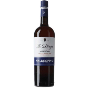 Grupo Estévez Valdespino Amontillado Tío Diego - Vino Amontillado de España con Graduación de 18,00%
