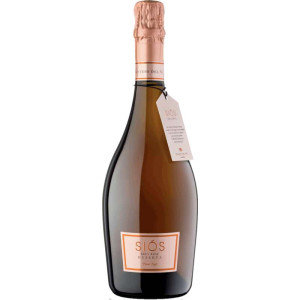 Costers del Sió Siós Brut Rosé Reserva - Vino Espumoso Rosado de España con 11,50% de Graduación