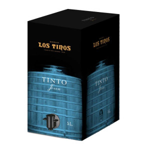 Bag in Box Los Tinos Tinto Joven 5L - Vino Tinto 500cl España