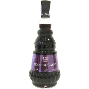 Licors Portet Licor de Cassis Dera Val Portet 70 cl - Licores Portet