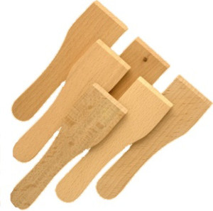 Nouvel Spaty Holz Raclettespachtel (6 Stk.)