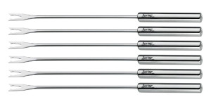 Spring Fleisch-Fonduegabeln Inox 6er Set