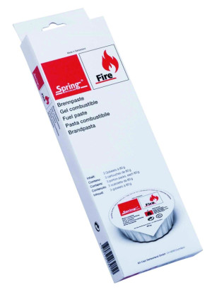 Spring Brennpaste Fire, portioniert