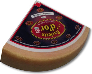 Bodensee K&auml;serei Raclette K&auml;se rund 1/4 Laib