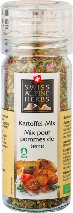 Swiss Alpine Herbs Bio Kartoffelgew&uuml;rz M&uuml;hle 32g