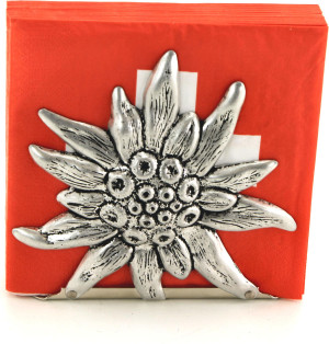 Birth Gramm Serviettenhalter gro&szlig; Edelweiss